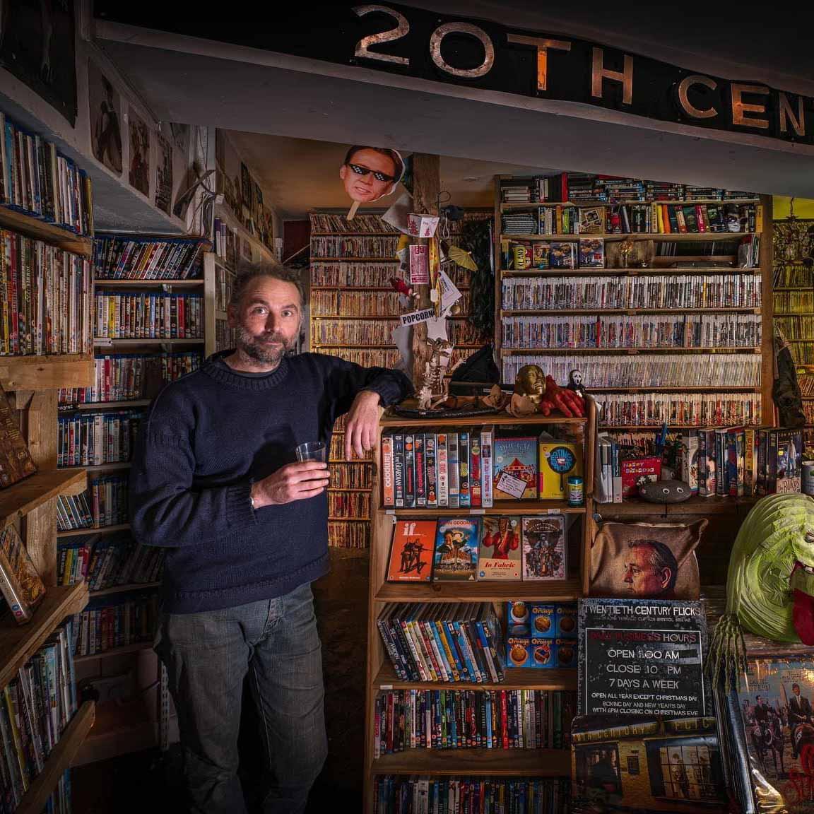 Inside the 20th century flicks shop