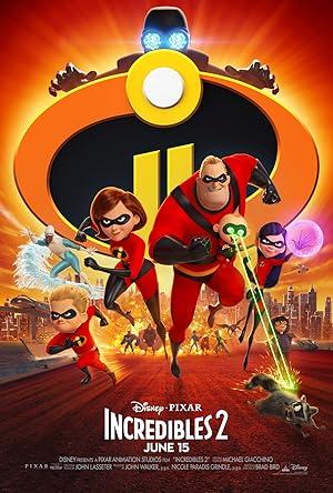 movie poster for INCREDIBLES 2