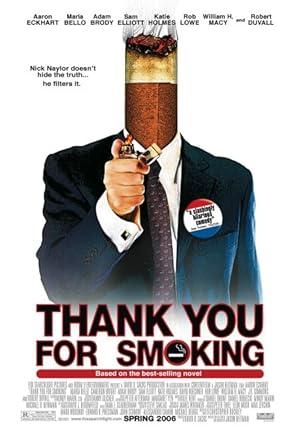 movie poster for THANK YOU FOR SMOKING