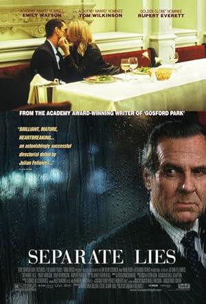 movie poster for SEPARATE LIES