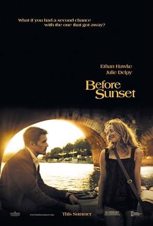 movie poster for BEFORE SUNSET