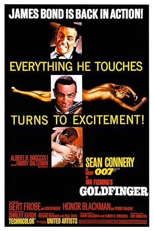 movie poster for GOLDFINGER