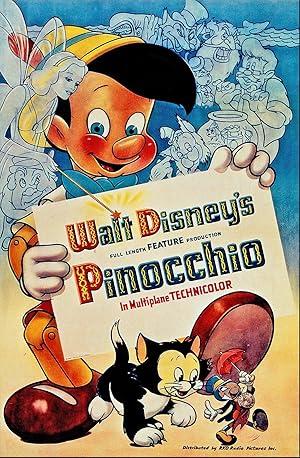 movie poster for PINOCCHIO (DISNEY)