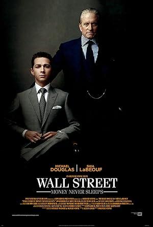 movie poster for WALL STREET: MONEY NEVER SLEEPS