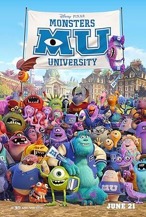 movie poster for MONSTERS UNIVERSITY