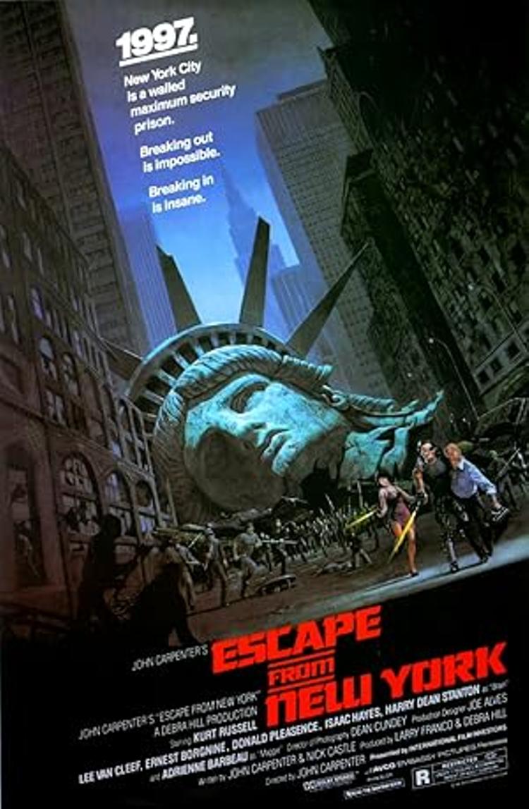 movie poster for ESCAPE FROM NEW YORK