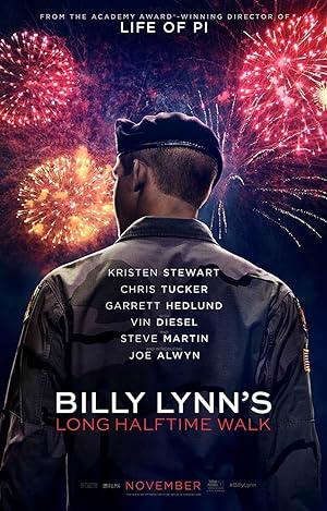 movie poster for BILLY LYNN'S LONG HALFTIME WALK 