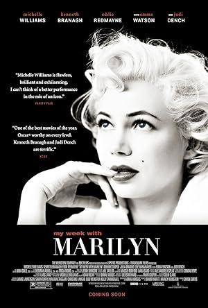 movie poster for MY WEEK WITH MARILYN 