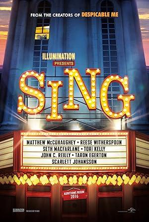 movie poster for SING