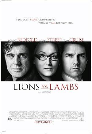 movie poster for LIONS FOR LAMBS