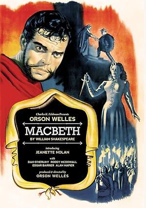 movie poster for MACBETH (WELLES)