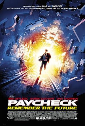 movie poster for PAYCHECK