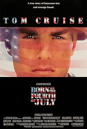 movie poster for BORN ON THE FOURTH OF JULY