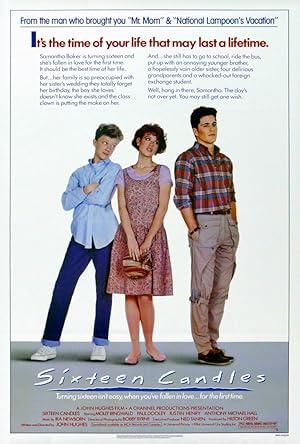 movie poster for SIXTEEN CANDLES