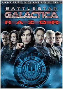 movie poster for BATTLESTAR GALACTICA RAZOR