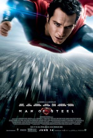 movie poster for MAN OF STEEL