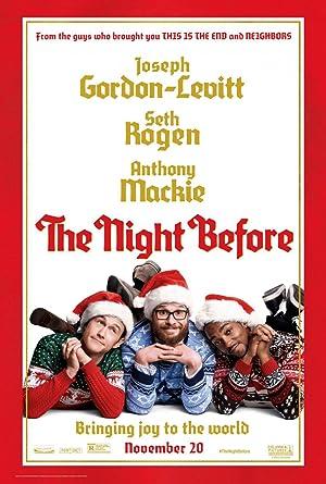 movie poster for THE NIGHT BEFORE