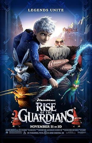 movie poster for RISE OF THE GUARDIANS