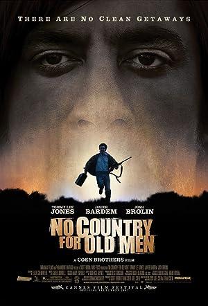 movie poster for NO COUNTRY FOR OLD MEN