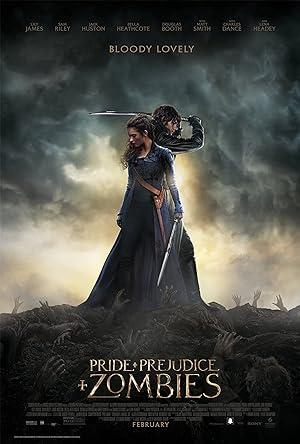 movie poster for PRIDE AND PREJUDICE AND ZOMBIES