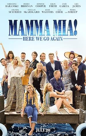 movie poster for MAMMA MIA! HERE WE GO AGAIN