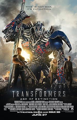 movie poster for TRANSFORMERS, AGE OF EXTINCTION