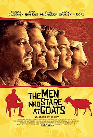 movie poster for THE MEN WHO STARE AT GOATS 