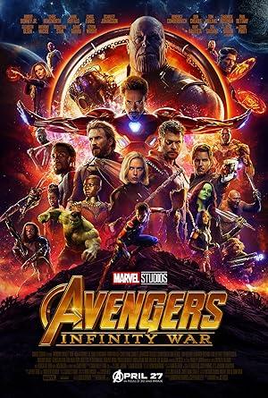 movie poster for AVENGERS: INFINITY WAR 