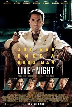 movie poster for LIVE BY NIGHT 