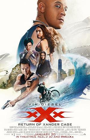 movie poster for XXX RETURN OF XANDER CAGE 