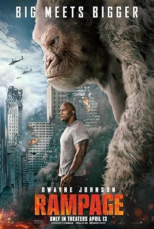 movie poster for RAMPAGE 