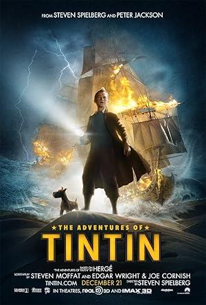 movie poster for THE ADVENTURES OF TINTIN