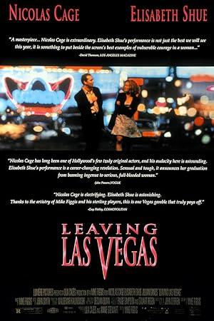 movie poster for LEAVING LAS VEGAS