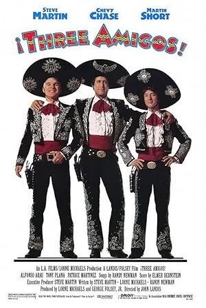 movie poster for THREE AMIGOS