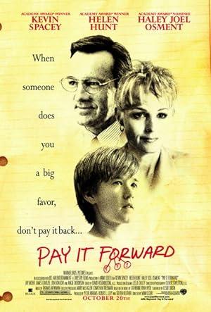 movie poster for PAY IT FORWARD