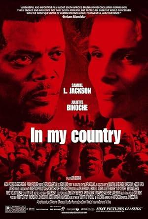 movie poster for IN MY COUNTRY