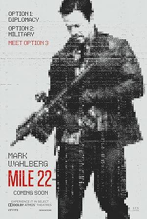 movie poster for MILE 22