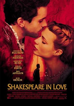 movie poster for SHAKESPEARE IN LOVE