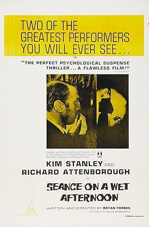 movie poster for SEANCE ON A WET AFTERNOON