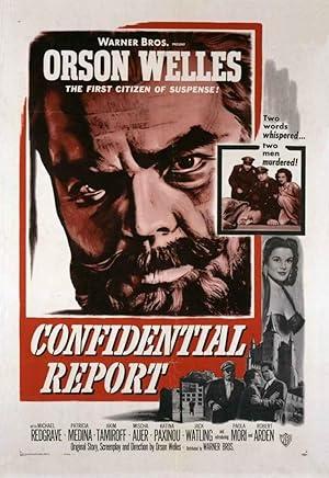 movie poster for CONFIDENTIAL REPORT