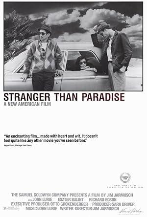 movie poster for STRANGER THAN PARADISE