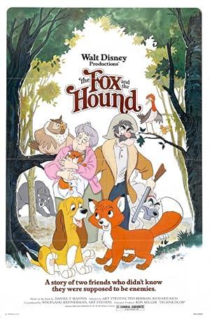 movie poster for THE FOX AND THE HOUND