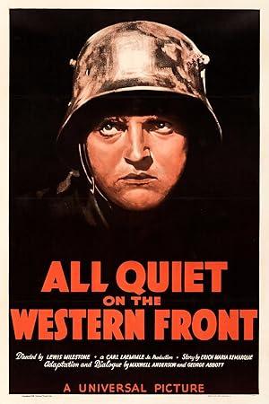 movie poster for ALL QUIET ON THE WESTERN FRONT (1930)