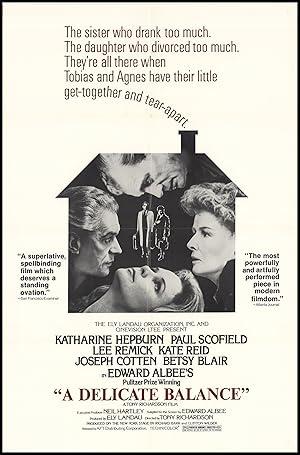 movie poster for A DELICATE BALANCE