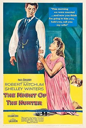 movie poster for THE NIGHT OF THE HUNTER