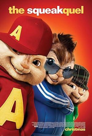movie poster for ALVIN AND THE CHIPMUNKS: THE SQUEAKQUEL