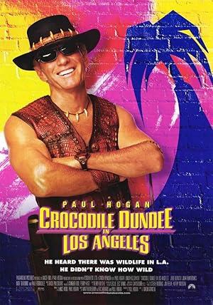 movie poster for CROCODILE DUNDEE IN LOS ANGELES