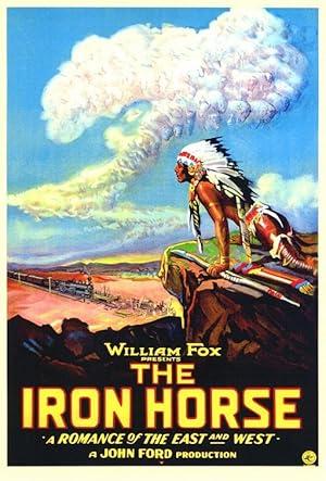 movie poster for THE IRON HORSE