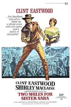 movie poster for TWO MULES FOR SISTER SARA