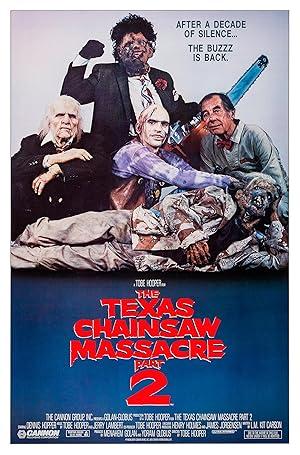 movie poster for THE TEXAS CHAINSAW MASSACRE 2 (1986)